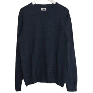 Simons Le31 navy crewneck knit sweater